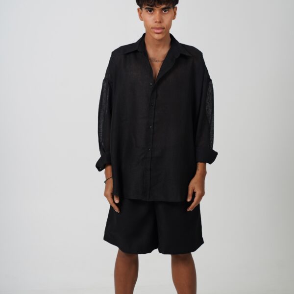Black unisex suit
